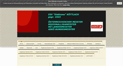 Desktop Screenshot of esv-eisblume-koettlach.com